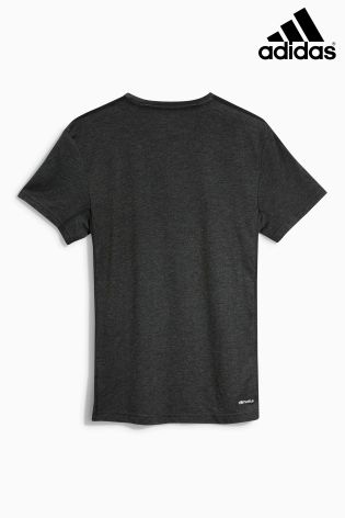 adidas Essential Black 3 Stripe T-Shirt